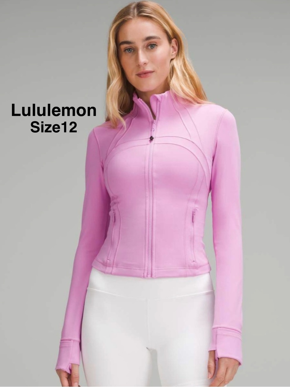 Lululemon Define Cropped Jacket *Nulu
Dahlia Mauve Size 12⭐️⭐️⭐️⭐️